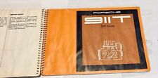Libretto Uso e Manutenzione Porsche 911T: 1971-Edizione RARA-583 auto costruite