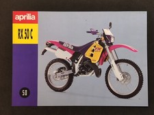 CATALOGO APRILIA RX 50 c BROCHURE DEPLIANT CONCESSIONARIA ORIGINALE 1992 enduro