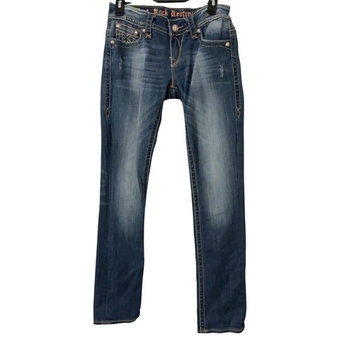 Jeans denim rock revival jen - jeans,