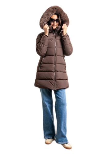 Piumino donna giubbotto lungo - giubbotto,