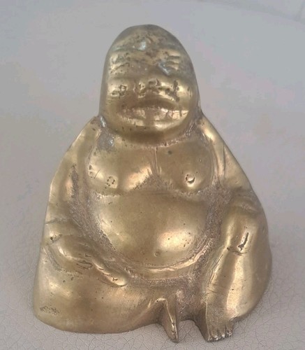 Small brass buddah statue - small,