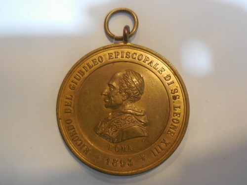 Vaticano medaglia papa leone - papa,