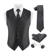 Uomo business gilet paisley - gilet,