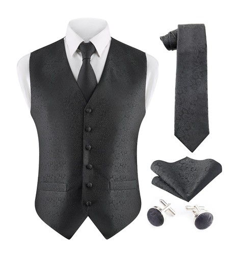 Uomo business gilet - business, paisley