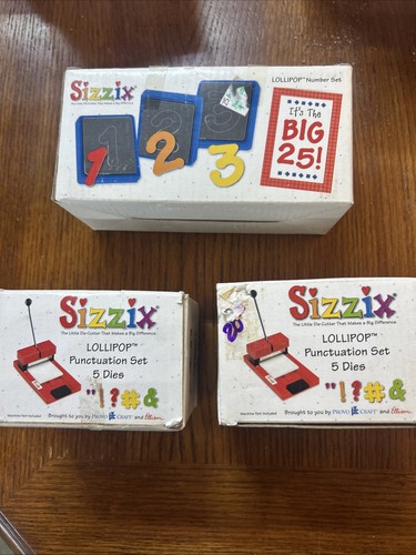 Sizzix lollipop punctuation - sizzix,