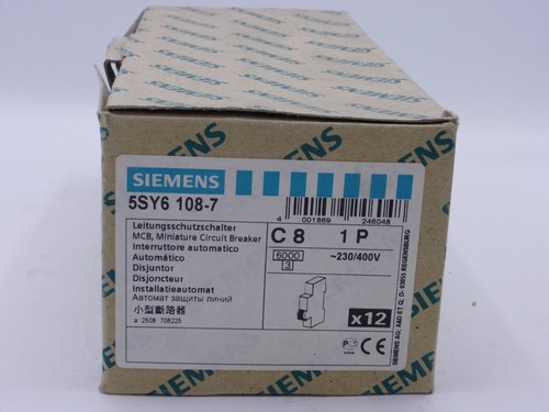 Interruttore siemens 5sy6108 - siemens, 5sy6108-7
