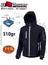 UPOWER GIACCA GIUBBINO BLU