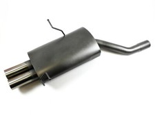 Scarico sportivo 2x76 mm