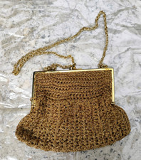 BORSETTA A MANO VINTAGE COLOR ORO