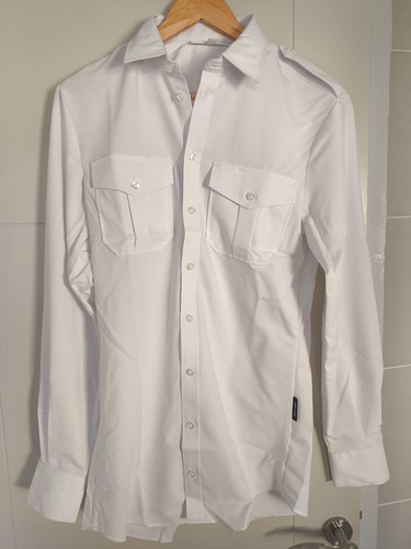 Pilots plain white - white, shirt