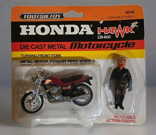 Motocicletta tootsietoy honda - motocicletta,