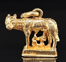 Charm LUPO CAPITOLINO oro 18