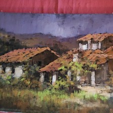 Quadro olio su tela Mastrovito