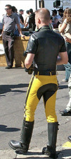 Pantaloni uomo vera pelle di