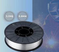 Filo Animato Per Saldatrice MIG Filo Continuo No Gas Bobina 5 KG 0.8 MM E71T-GS