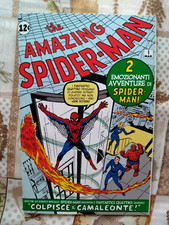 AMAZING SPIDERMAN 1 SOLO EDIZIONE ITALIANA CON COPERTINA 1963 RARA STAMPA LIMITATA BASSA VF