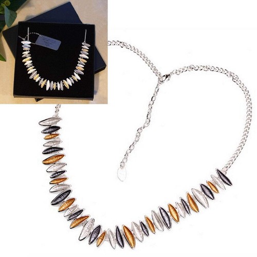 Collana placcata argento - , con
