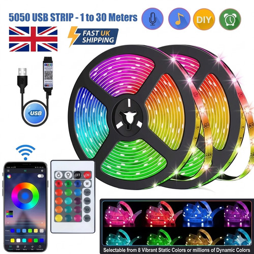 Striscia led luci usb 30m - usb, 1-30m