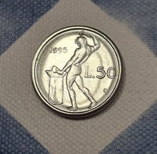 Rara Micro moneta 50 lire
