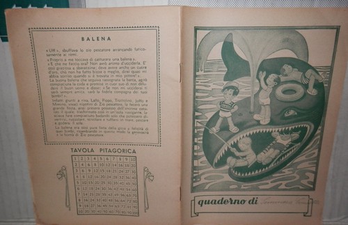 Vecchio quaderno scolastico - vecchio,