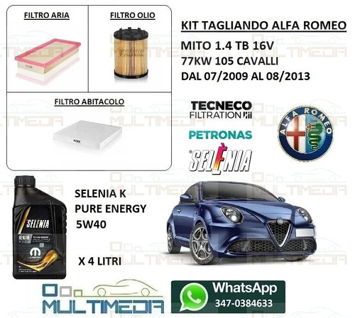 Kit tagliando olio - tagliando, originale