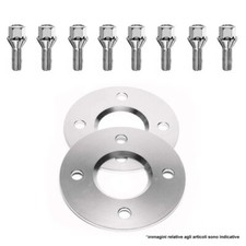 Coppia Distanziali con Bulloneria Spessore 5mm per Fiat Seicento 09i/11 98-04