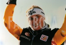 Foto Vintage Sci Femminile Mondiali Roten (Sui)  stampa 22x15 cm