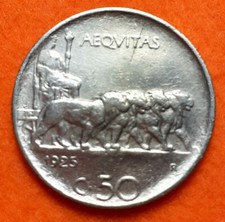 Regno iii 50 centesimi - regno, v.e.iii°