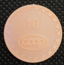 COOP GETTONE / BUONO D'ACQUISTO LIRE 10 - ANNI '70/80