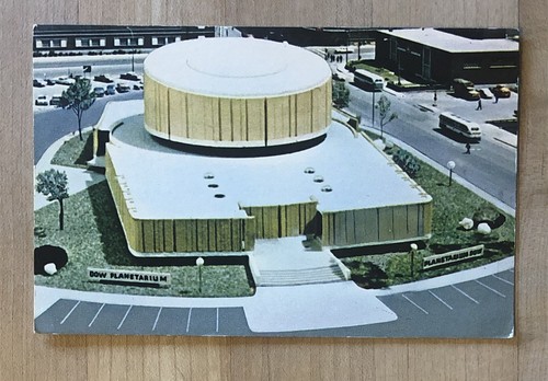 Postcard dow planetarium - postcard,