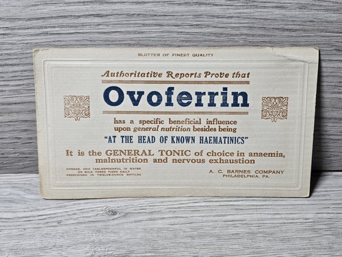 Blotter inchiostro vintage