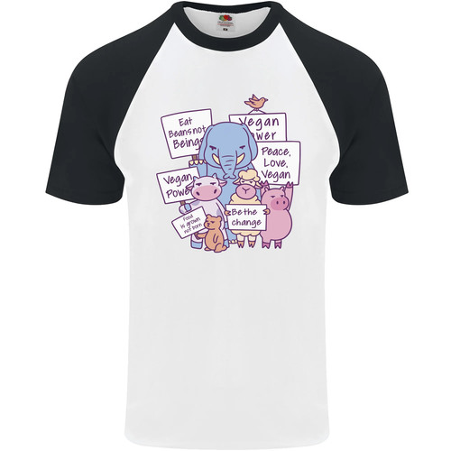 Shirt baseball s vegana - t-shirt,