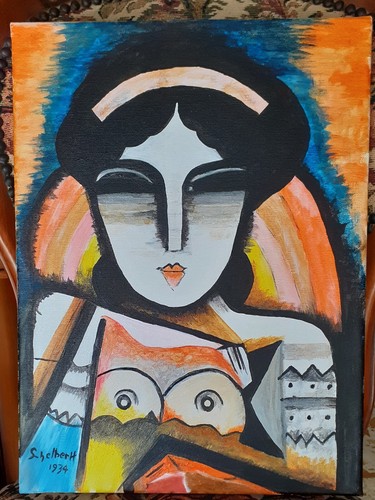 Quadro dipinto tela - su, con
