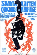 Poster circo svarta katten - circo,
