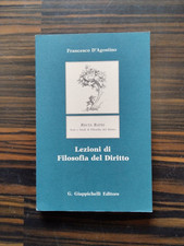 FrancescoD'AGOSTINO - Lezioni Di Filosofia Del Diritto / GIAPICHELLI