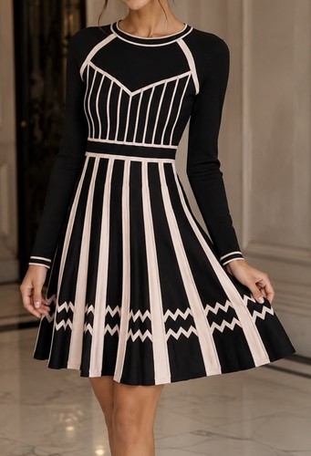 Abito pinko rosa nero - m,