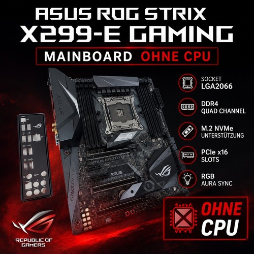 Asus rog strix x299 - rog, gaming