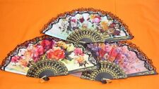 020 Ventaglio Ballo Decorazione Spagnolo Flamenco Mano Vento Fiori