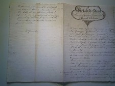 Manoscritto "VERBALE DI STIMA