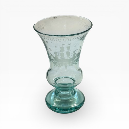 Antico vaso vetro soffiato - antico, in