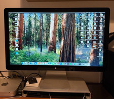 APPLE LED CINEMA DISPLAY MONITOR 27" PERFETTO CON IMBALLO CAVI ORIGINALI PC MAC