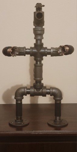 Scultura steampunk metallo - in,