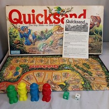 Quicksand 1989 Parker Brothers Scivolo o Lavello Gioco da Tavolo 