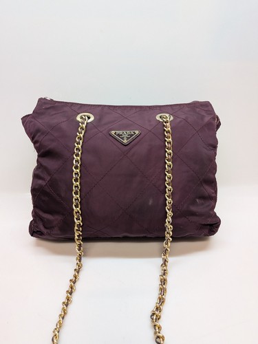 Borsa prada viola trapuntata - prada,