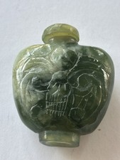 Antica Bottiglia Di Profumo In Giada Cinese. Primi 900