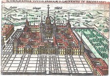 SPAGNA MADRID EL ESCORIAL "...in escriali" 1602 Ortelius / Vrients ORIG.