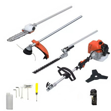 4 in 1 Decespugliatore a Scoppio 52cc 2T tagliasiepi disco tre denti troncarmi