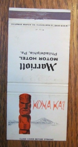 Tiki matchbook copertina kona - matchbook, copertina: