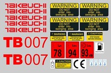 Takeuchi TB007 Mini Escavatore