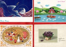 BUONA PASQUA - LOTTO DI 50 CARTOLINE VINTAGE -vedi foto e descrizione